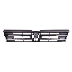 Grilles, Volkswagen Tiguan 2016 2020 Front Bumper Grille, Matt Black, With Gloss Black & Chrome Trims, Not For R Line Models, 