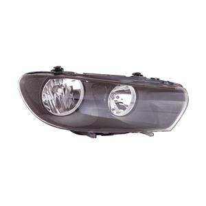 Lights, Right Headlamp (Halogen, Takes H7 / H7 Bulbs, Supplied With Motor) for Volkswagen SCIROCCO 2009 2014, 