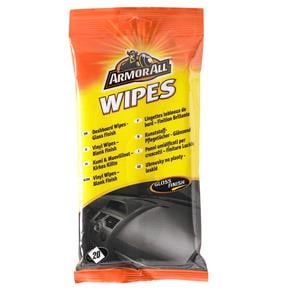 Dash, Rubber and Plastics, ArmorAll Dashboard Wipes (Gloss Finish) - Pack of 20, ARMORALL