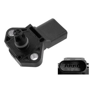 Sensor, Boost Pressure, Febi Bilstein Boost Pressure Sensor   36116, Febi Bilstein