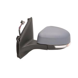 Wing Mirrors, Left Wing Mirror (electric, heated, indicator, puddle lamp, primed cover) for Ford MONDEO Saloon 2010 2014, 