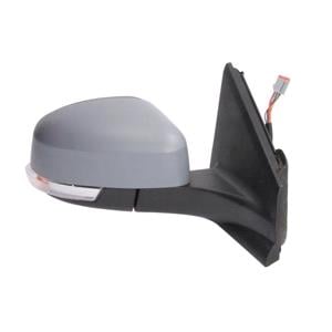 Wing Mirrors, Right Wing Mirror (electric, heated, indicator, puddle lamp, primed cover, power folding) for Ford MONDEO Saloon 2010 2014, 