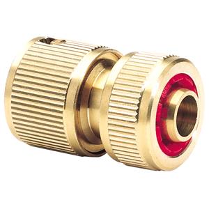 Hose Connectors, Draper Expert 36202 Brass Hose Connector with Water Stop (1 2 inch), Draper