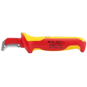 Knives, Knipex 36296 155mm Fully Insulated Cable Dismantling Knife, Knipex