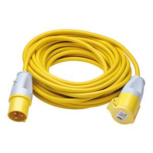 Extension Leads, Draper 36395 Defender 110V Extension Lead Yellow 2.5mm², 16A, 14m, Draper
