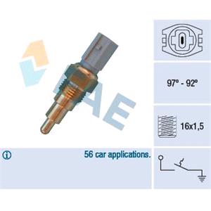 Electric Fan Switches, FAE Bimetallic temperature contact for fan , FAE