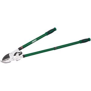 Loppers, Draper 36837 Telescopic Ratchet Action Anvil Loppers with Steel Handles, Draper