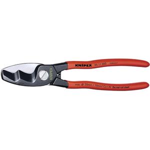 Cable Shears, Knipex 37065 200mm Copper or Aluminium Only Cable Shear, Knipex
