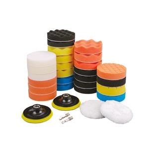 Polishing Sponges, Buffers for Polishing Cars   Set of 31, Lampa