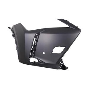 Grilles, Right Front Bumper End (Primed, With Holes For Parking Sensors, Without Headlamp Wash, CAPA Approved) for Lexus UX 2018 Onwards, 