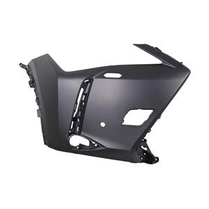 Grilles, Right Front Bumper End (Primed, With Holes For Parking Sensors, With Headlamp Wash, CAPA Approved) for Lexus UX 2018 Onwards, 