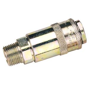 Air Fittings, Draper 37835 3 8 inch Male Thread PCL Tapered Airflow Coupling (Sold Loose), Draper