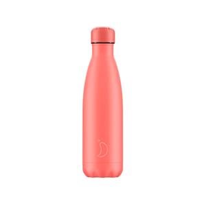 Water Bottles, Chilly's 500ml Bottle   Pastel All Coral, Chilly's