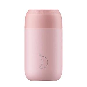 Reusable Mugs, Chilly's 340ml Series 2 Coffee Cup Blush Pink, Chilly's