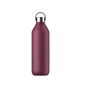 Water Bottles, Chilly's 1L Series 2 Bottle   Plum Red, Chilly's
