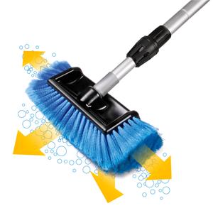 Exterior Cleaning, 3D Telescopic Brush Set, Water Fed With Screw Locking Tip   30x16cm, Lampa