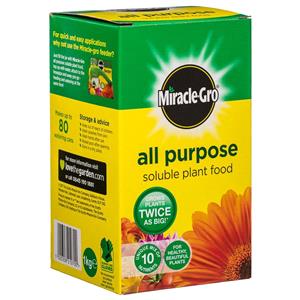 Lawn and Plant Care, Miracle Gro All Purpose Soluble Plant Food 1Kg + 20% FREE, Miracle Gro