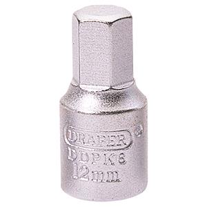 Oil Sump and Drain Plugs, Draper Expert 38326 12mm Hexagon 3 8 Square Drive Drain Plug Key, Draper