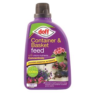 Lawn and Plant Care, DOFF LIQUID CONTAINER & BASKET FEED 1LT, 