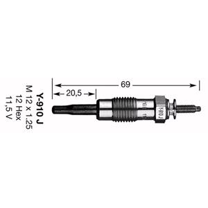 Glow Plugs, NGK Glow Plug (single)   3873, NGK