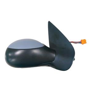 Wing Mirrors, Right Wing Mirror (electric, heated, primed cover) for Peugeot 206 Van, 07/003 2010, 