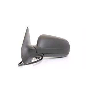 Wing Mirrors, Left Wing Mirror (electric, heated, with silver/chrome glass, black cover) for Volkswagen BORA Estate, 1999 2005, 