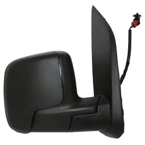 Wing Mirrors, Right Wing Mirror (Electric, Heated, Primed Cover, Temp. Sensor) for Fiat FIORINO van, 2008 Onwards, 