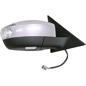 Wing Mirrors, Right Wing Mirror (electric, heated, indicator and puddle lamp, power fold, 12 pin connector) for Ford S MAX 2006 2015, 