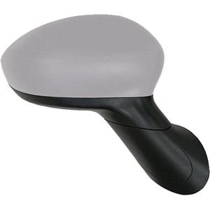Wing Mirrors, Right Wing Mirror (electric, heated, primed cover) for Fiat 500 C, 2009 Onwards, 