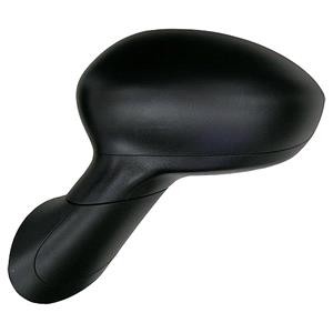 Wing Mirrors, Left Wing Mirror (electric, heated, black cover) for Fiat 500 C, 2009 Onwards, 