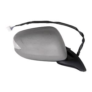 Wing Mirrors, Right Wing Mirror (electric, indicator, not heated, primed cover) for Honda JAZZ 2008 2015, 