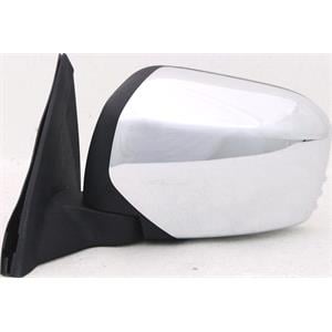 Wing Mirrors, Left Wing Mirror (electric, not heated, chromed cover) for Mitsubishi L200 2005 2015, 