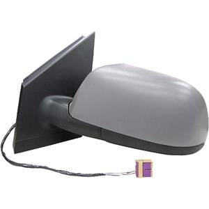 Wing Mirrors, Left Wing Mirror (electric, heated, primed cover) for Volkswagen Polo Saloon, 2002 2005, 