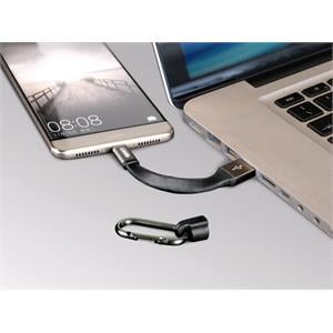 Phone Accessories, USB C Keychain Charging Cable - 10 cm, 