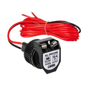 In Car Electronics, All Weather Power Socket, 12 24V, Lampa
