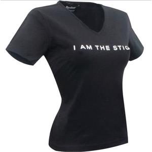 Clothing   Gifts and Merchandise, Top Gear Tee   I am the Stig (Ladies) V neck Large Black, Top Gear