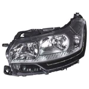 Lights, Citroen C5 2010 Onwards LH Headlamp With LED Suits H7/H1 Bulbs, Valeo