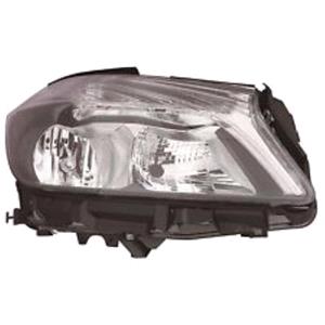 Lights, Right Headlamp (Takes H7 / H15 Bulbs, Supplied With Motor) for Mercedes A CLASS 2012 on, 