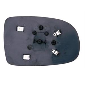 Left Mirror Glass (heated) & Holder - Original Replacement