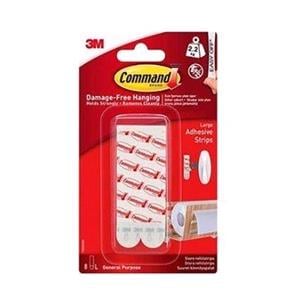 Glues and Adhesives, 3M Command Large Adhesive and Refill Strips, 3m