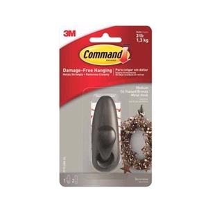 Glues and Adhesives, 3M Command Metal Hook   Bronze, 3m