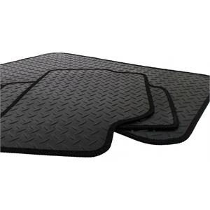 Car Mats, Rubber Tailored Boot Mat in Black for Suzuki SWift IV 2010 2017   Hatchback, Rubber Tailored Car Mats