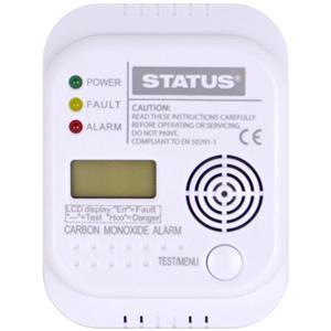 Site Safety, Carbon Monoxide Digital Alarm, STATUS