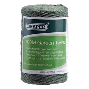 Waste Collection, Composting and Tidying, Draper 40398 Garden Twine (100M)   Single, Draper