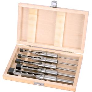 Mortice Chisels and Bits, Draper 40406 Hollow Square Mortice Chisel and Bit Set (5 Piece), Draper