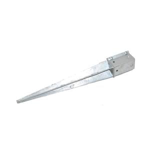 Tools & DIY, MOY Long Spike Galvanised Post Support 75 x 450mm, Moy