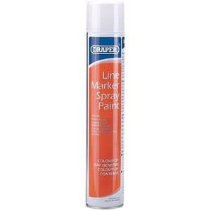 Spray Painting Equipment, Draper 41915 750ml White Line Marker Spray Paint, Draper