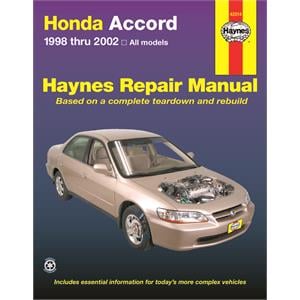 Haynes DIY Workshop Manuals, HONDA ACCORD 98 02, Haynes