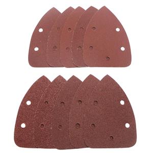 Sanding Sheets, Draper 42633 Detail Sanding Sheets with Hook and Loop, 140mm, Assorted Grit, SSD2 (Pack of 10), Draper