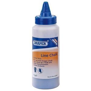 Brick Lines and Pins, Draper 42967 115G Plastic Bottle of Blue Chalk for Chalk Line, Draper